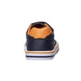 thumbnail image 4 of Beverly Hills Toddler Canvas Slip On Adjustable Strap Sneakers, Navy Orange, Size: 5, 4 of 7