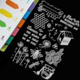 thumbnail image 5 of Flower Bee Happy Clear Stamps Transparent Silicone Stamp for Card Making Decoration, 5 of 7