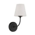 thumbnail image 2 of 2441-OP-BF Crystorama Lighting Sylvan - 1 Light Wall Mount-Black Forged Finish, 2 of 8