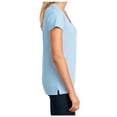 thumbnail image 3 of Yellow Rooster Women's Short Sleeve V-Neck Re-T-Shirts Crystal Blue 2XL, 3 of 6
