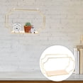 thumbnail image 5 of ifundom Iron Art Wall Storage Shelf Punch Free Wall Shelf Wall Storage Organizer Home Supplies, 5 of 5