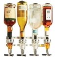 thumbnail image 4 of Dispensador de licor montado en la pared para 4 botellas, dispensador profesional de barra de Alcohol, soporte para botellas para dispensador de alcohol para montaje en pared, 4 of 5
