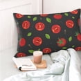 thumbnail image 4 of Naloa Tomatoes1 Pillow Covers, Throw Pillow Case Cushion Covers,Cushion for Bedroom,Couch,Home-14"x20", 4 of 6