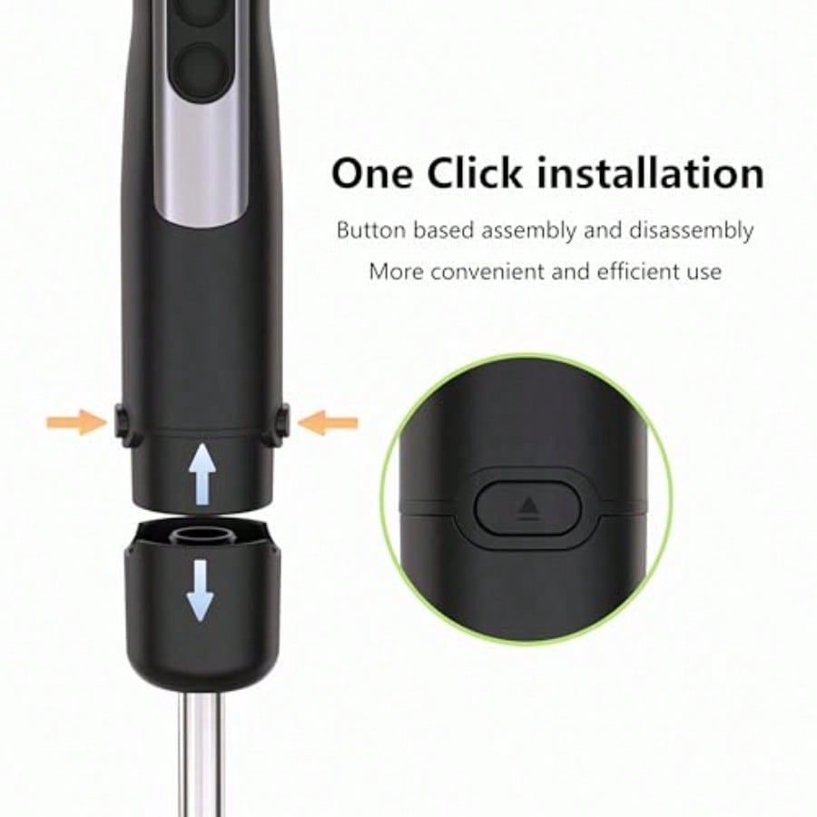 immersion blender corded electric stick mixer 1000W dual-speed motor 12 adjustable speeds comes with a measuring cup suitable for baby food purees and soups