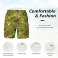 thumbnail image 5 of Lsque Mens Swim Trunks Squirrel And Fox In The Forest Pattern - Bathing Suit Compression Liner - Beach Swim Shorts Swimwear - (S-3XL) - Stretch Quick Dry -3X-Large, 5 of 9