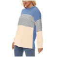 thumbnail image 4 of Vedolay Sweatshirts Women's 2023 Oversized Sweatshirts Hoodies Long Sleeve Pullover Fall Clothes with Pocket,Blue XXL, 4 of 4