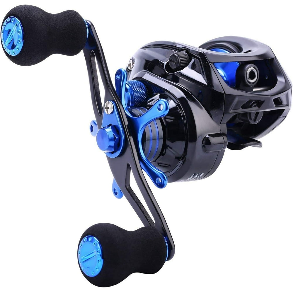 Sougayilang Baitcasting Reel, 7.01 Gear Ratio Super Smooth Power, 9