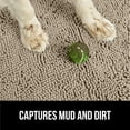 thumbnail image 4 of GORILLA GRIP Ultra Absorbent Grippy Doormat for Muddy Dog Paws, 36x24 Machine Washable Soakstopper Rugs Cleaner Floors, Bed Mat for Dirty Dogs, Indoor Entrance Door Rug Pet Bed Mats Beige, 4 of 10