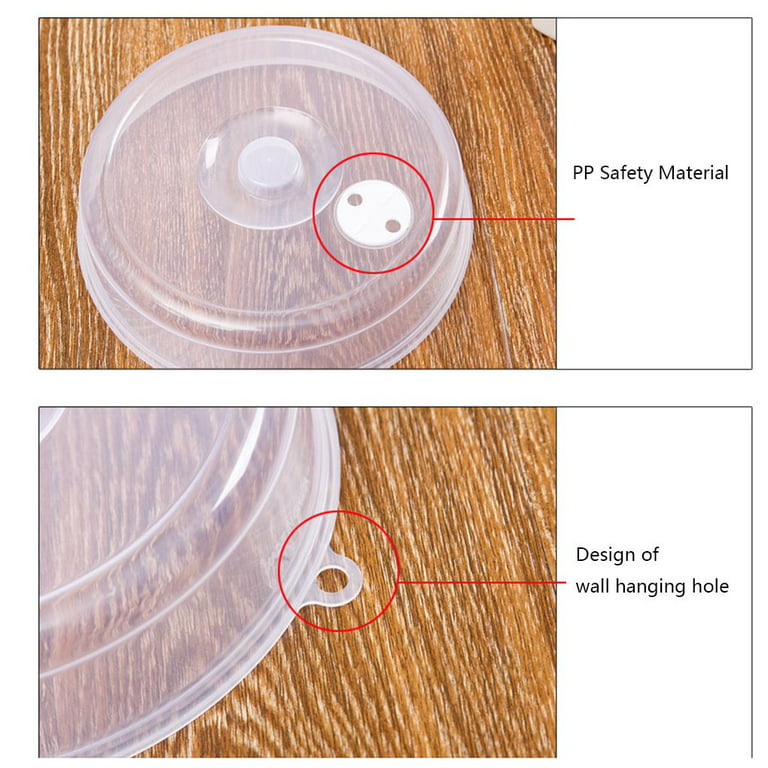 Hi.FANCY Plate Cover Anti-Splatter Lid for Microwave with Steam