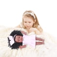 thumbnail image 1 of Afroamericano Reborn Simulación Negro Esmalte completo Baby Doll Girl Toy (Q), 1 of 5