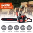 thumbnail image 3 of Amobro Gas Chainsaw 20-inch 62CC 3HP 2-Cycle Petrol Powered Chain Saws for Trees and Wood Cutting, 3 of 10