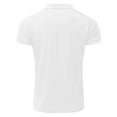 thumbnail image 4 of Polo Shirt for Men Short Sleeve Tops White L, 4 of 5