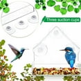 thumbnail image 2 of Clear Window Bird Feeder for Outside Window Bird Feeders with Strong Suction Cup, Bird House, Balcony Glass Mount Bird Feeder, 2 of 8