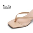 thumbnail image 4 of Sandalia DREAM PAIRS Tacones Kitten Nude 5 cm Bajos con Tira entre Dedos, 4 of 8