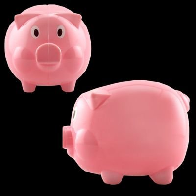 Alcancía rosa Pink Traditional Piggy Bank 716148300383