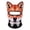 Orange, variant on Funny Pointed Ear Animal Face Mask 3D Wild Animal Print Face Cover Novelty Headwear for Role Play Party Dress Up Group Photo Prop Indoor Outdoor Activity and Weekend Event Fun