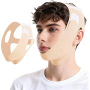 Anti Snore Chin Strap for CPAP Users Chin Strap for Sleeping Anti Snoring Devices Snore Stopper for Men Women High Elasticity Traceless Breathable Reusable Stop Snoring Solution,Beige