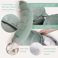 thumbnail image 4 of Almohada corporal Ailuteie Peallow, larga y redonda, para adultos que duermen, 4 of 8