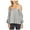 Grey - sootgrey, variant on 1.STATE Womens Metallic Knit Blouse, Beige, Large