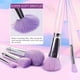 thumbnail image 2 of Travel Makeup Brushes, Silky Bristles Makeup Brush Set 12 Count (Pack of 1), Beginner Friendly Everyday Essential with Magic Sponges & Powder Puff(Pur, 2 of 4