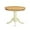 Ant-omk-tp, variant on Antique modern kitchen table with round dining table top and pedestal base
