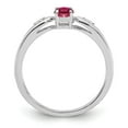 thumbnail image 2 of Primal Gold 14 Karat White Gold Ruby and Diamond Ring, 2 of 5