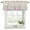 Blue Beige, variant on 2 Pack Valances for Window, Spring Easter Flowers Short Curtains for Kitchen Bedroom Living Room, Farmhouse Floral Black Buffalo Plaid Rod Pocket Small Window Treatment Valance Drapes 54 x 18 Inch