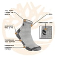thumbnail image 2 of Calcetines de lana Timberland, de corte bajo, acolchados, para senderismo e invierno, para hombre, 2 of 4