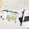 thumbnail image 2 of FORMRS 2 Pack Pencil Pouch for 3 Ring Binder with Clear Window Zipper Case, Cartoon Snowmen, 2 of 6