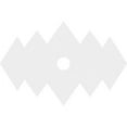 thumbnail image 7 of 14"W x 9 3/8"H x 4"ID x 4 1/4"C x 1"P Zoe Architectural Grade PVC Contemporary Ceiling Medallion, 7 of 7