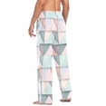 thumbnail image 3 of FORMRS Mens Pajama Pants with Pockets Sleepwear Lounge Bottoms Sizes S-2XL, Green Geometric, 3 of 7