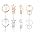thumbnail image 4 of unbranded 8Ud Clips De Geométricos En Metal Accesorios Estilos Varios Para Uso Diario, 4 of 8