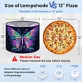 thumbnail image 2 of Lampshades 2 Pack Colorful Butterfly Aesthetic Trippy Hippie Abstract Patterns Neon Glow 13"x13"x10" Light Shade for Table Lamps Floor Lamp Shades Lampshade Replacement Easy Assembly, 2 of 8