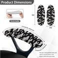 thumbnail image 6 of HELLHERO Bat Print Office Chair Cover Set, Stretchable Desk Chair Slipcover, Protective Office Chairs Seat Protector with Armrest Cover, Machine Washable, 6 of 6