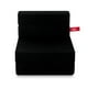 thumbnail image 3 of Sofá cama plegable individual color Negro estilo Puff Atlas del descanso, 3 of 7