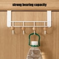 thumbnail image 4 of Clothes Hangers Over The Door Hooks Punch Frees Door Hook Clothes Hanger Door Cabinet Door Rack Clothes Hook Hanger Suitable For Kitchen Bedroom Living Room Study Bathroom Toilet And Office, 4 of 7