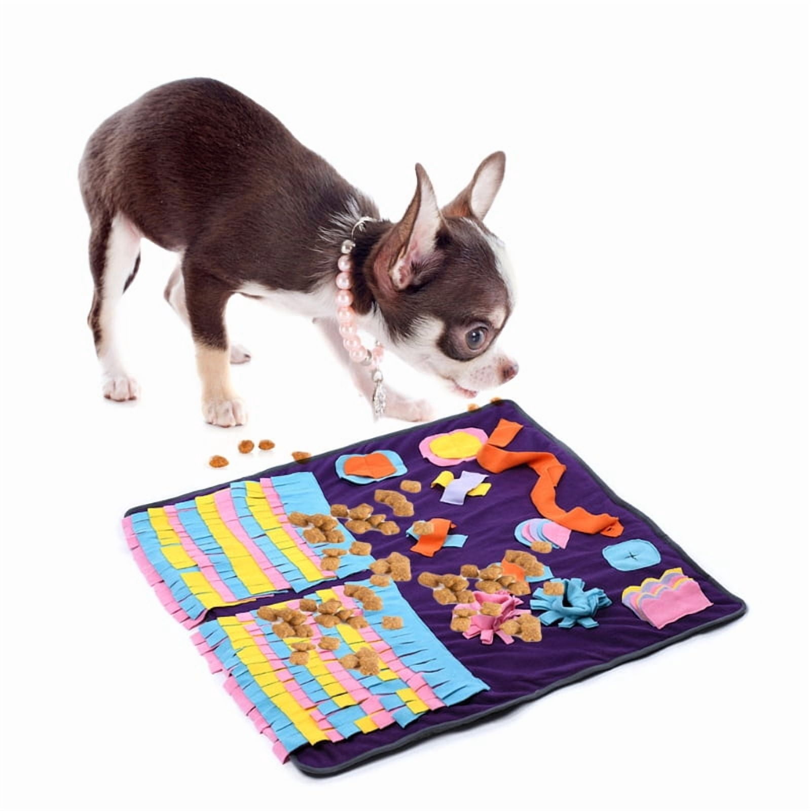 Dog Snuffle Toy Enrichment Treat Dispensing Toy Chew Resistant Soft Chew Toy For Dog Encouraging Foraging Skill