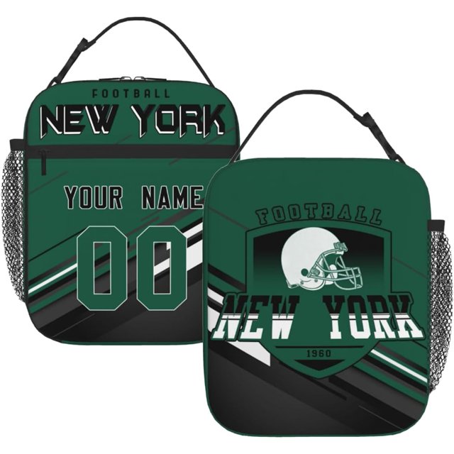 Custom Personalized Lunch Bag,Can Custom Name and Number,Insulated And Reusable Lunch Box,Great Gift For Sport Fans.
