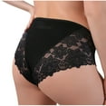 thumbnail image 6 of Ruimatai Women Plus Size High Waist Thong Underwear Breathable Seamless Lace Panties Comfortable Everyday Wear, 6 of 7