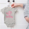 thumbnail image 5 of First Birthday 1 Year Niece Daughter Romper Boys or Girls Infant Baby Brisco Brands 12M, 5 of 6