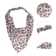 thumbnail image 3 of Unique Bargains 1 Pc Fashion Rose Headwrap for Women Purple White, 3 of 6
