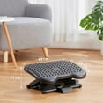 thumbnail image 2 of Ergonomic 3-Height Adjustable Footrest for Office - 30° Tilt, Black Plastic, Under Desk Support Mat - Perfect Home Office Accessory & Gift for Mother's Day or Christmas, 2 of 11
