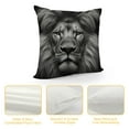 thumbnail image 4 of COMIO  Pillow Cases African Wild Lion Face Portrait,Decorative Throw Pillow Covers for Couch Bedroom Living for Girl Boy, 4 of 5