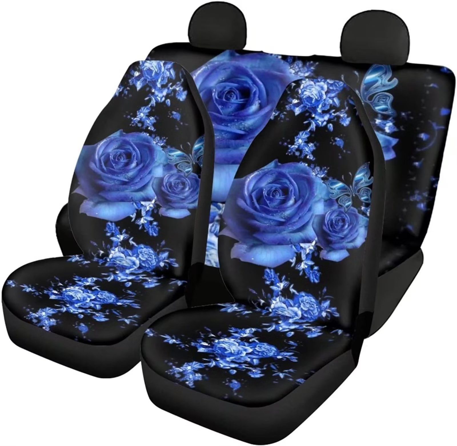 Blue girly car seat covers deals