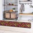 thumbnail image 7 of Dailycode Hallway Runner Rug 2x6 Non Slip Absorbent Soft Floor Mat for Home Kitchen Bedroom Entrance Colorful Leopard Print, 7 of 7