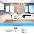 thumbnail image 4 of Módulo de conmutación Módulo de interruptor ZigBee de 2 bandas Diseño oculto ZigBee 3.0 Interruptor de luz inteligente Control de voz Compatible con Alexa / Google Home APP Control RF433 Control remo Irfora Módulo de conmutación, 4 of 7