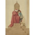thumbnail image 2 of Eduard Von Steinle 14x18 Black Ornate Wood Framed Double Matted Museum Art Print Titled - Ein Cardinal Major Penitentiary, in Der Heiligen Woche Zu St. Peter in Roma (1855), 2 of 5