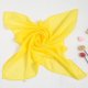 thumbnail image 1 of Nvzi Bufanda elegante personalizada, bufanda cuadrada de gasa de verano de color sólido, bufanda de seda sintética, bufanda decorativa (amarillo), 1 of 2