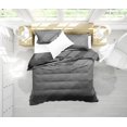 thumbnail image 4 of Juego de cama abstracto gris oscuro y negro, 4 of 4