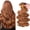 12inch, variant on Premium 30# Hot Colored Human Hair Bundles Wigs - Vibrant and Stylish for Every Occasion